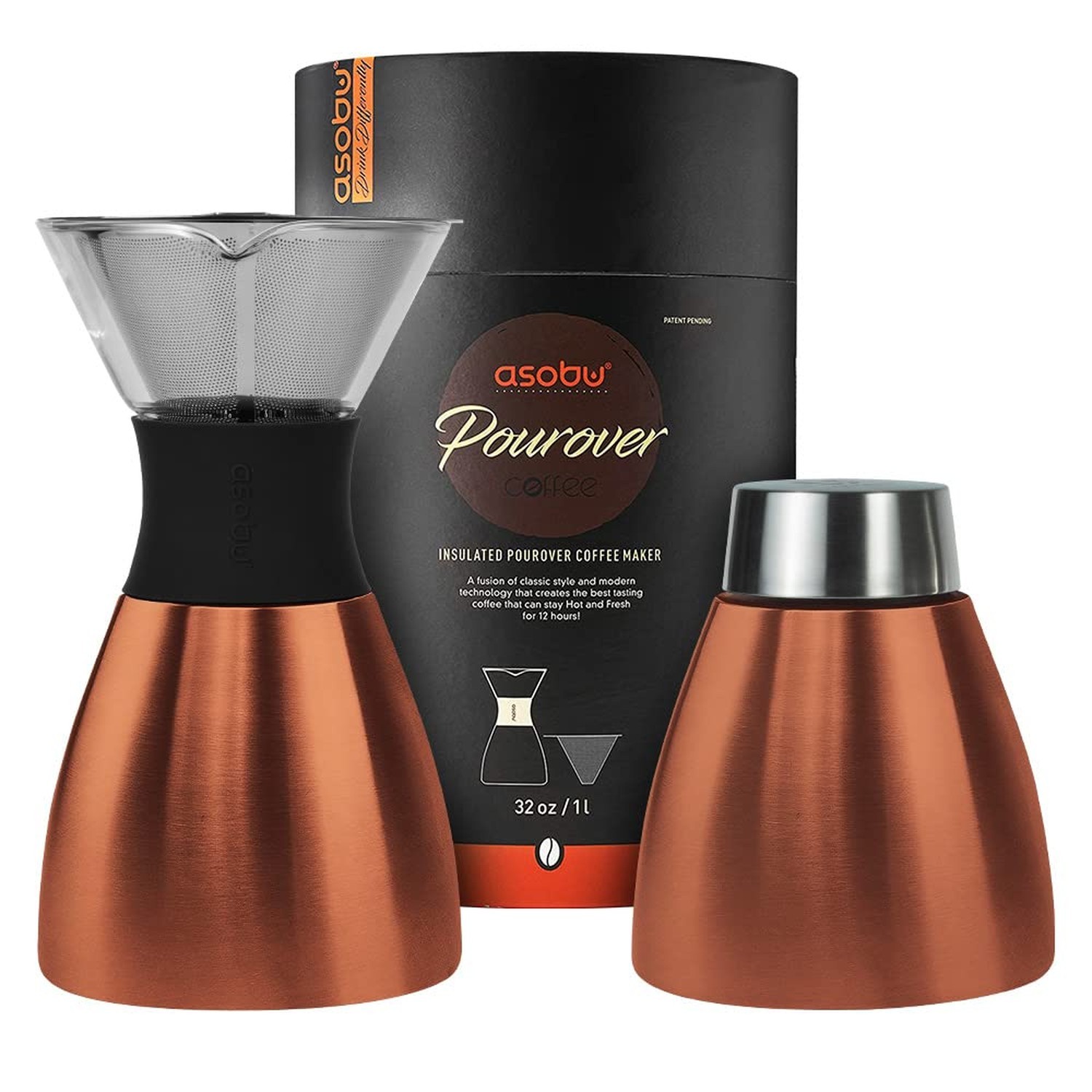 (32 Oz.) Double-wall Vacuum, Stainless...