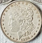 🌌 1896‑P Morgan Silver Dollar • Sharp Strike • Vintage U.S. Coin 🌙