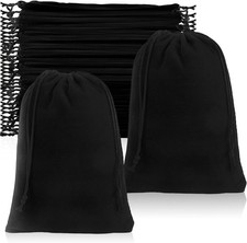 COSBAY 50 Pack Velvet Drawstring Bags,5 7 Inch Small Velvet Jewelry Pouches