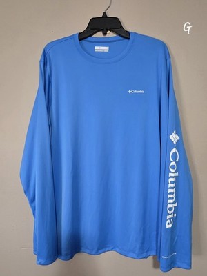 Columbia Rapid Creek Long Sleeve Shirt Women 3X Plus Blue UPF 50 Sun Protection