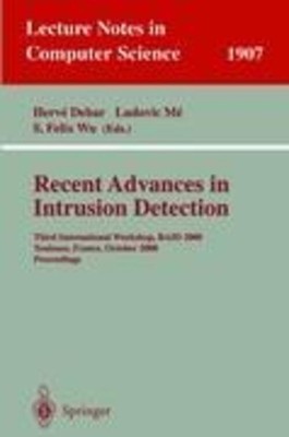 Herve Debar (u. a.) | Recent Advances in Intrusion Detection | Taschenbuch