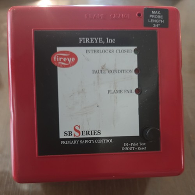 #ad FIREYE Veri flame SB560533AA Primary Safety Control FOR PARTS REPAIR $372.00