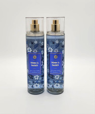 Bath  Body Works Denim  Daisies Fine Fragrance Body Mist Spray 8 oz Set of 2