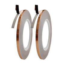 Black Backed Copper Foil Tape for Stained Glass, 36 Yards 2 Rolls  3/16  B...
