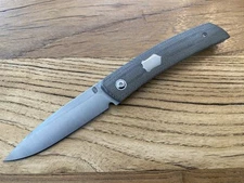 Jared Oeser F22 Kickstop Knife M390 Lee Williams Reate OD Green Micarta