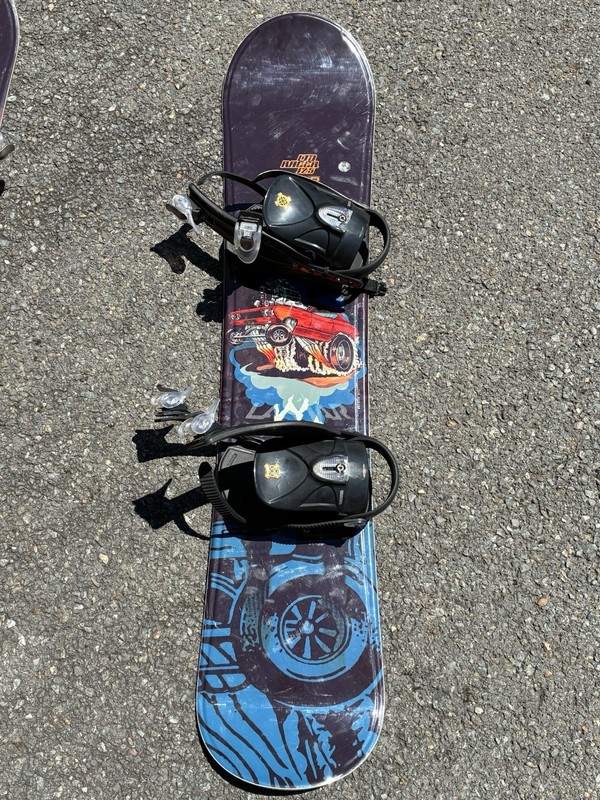 LTD Racer 125 Snowboard With Bindings - Used Functional Kids Youth Winter Board!