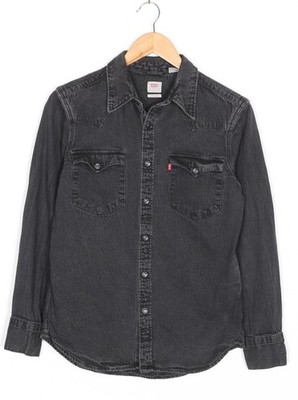 LEVI S Barstow Western Jeanshemd Herren Größe S Standard Fit Langarm VR3494