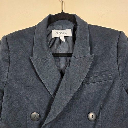 Derek Lam 10 Crosby marineblauer Walter Blazer Größe 6 UVP 550 $ - Bild 7 von 9
