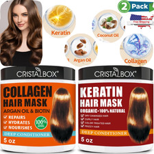 2 Keratin Treatment Hair Straightening Cream Fast Smoothing For Deep Curly Hair