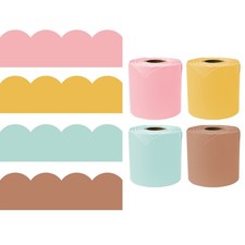 Carson Dellosa 65' Boho Sunset 4 Pack Rolled Bulletin Board Border Set 4 rolled