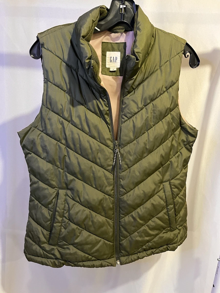 ジャケット・アウター old gap reversible down vest Gap Solid Vest Polyester Outer Shell Coats, Jackets & Vests for