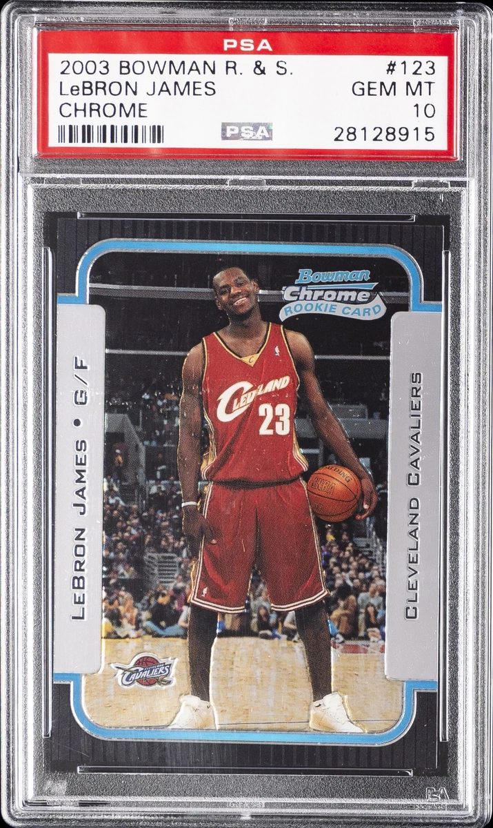 Bowman LeBron James 10 Graded Basketball Sports Trading Cards