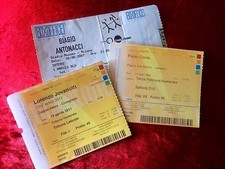 Biglietti concerti Jovanotti 2011 Paolo Conte 2009 Biagio Antonacci 2007