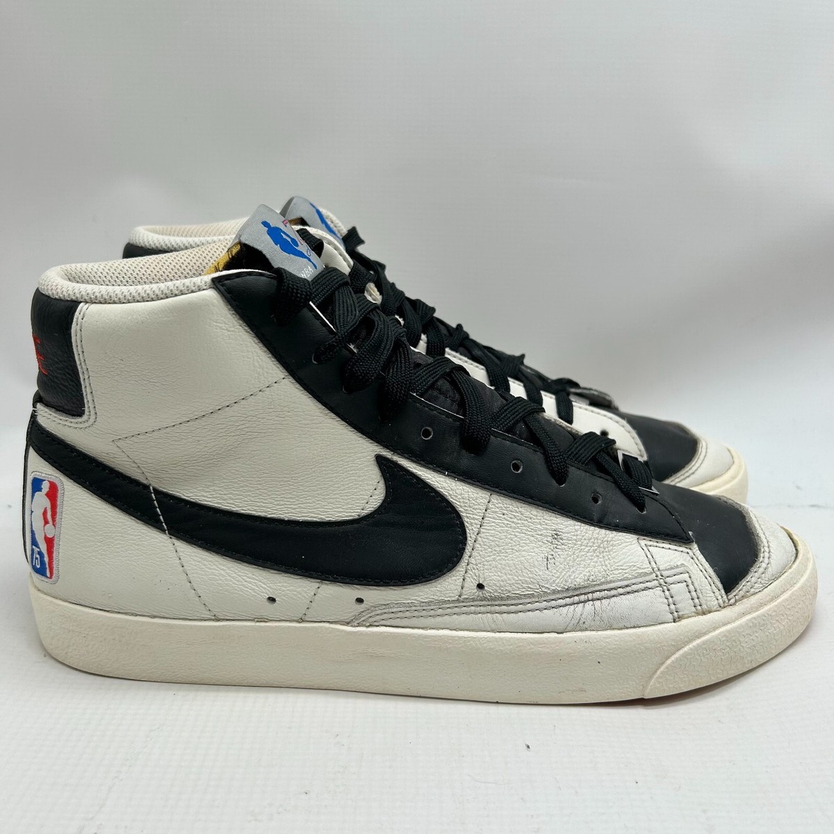【希少中古】Nike Blazer Mid ブラック スエード Nike Blazer Mid Black/Summit White Shoes Sz 7Y Women's Size