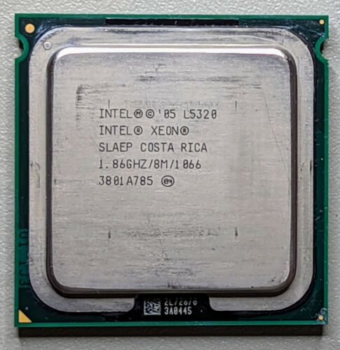 Procesador Intel Xeon L5320 1,86 GHz 1066 MHz 8 MB cuatro núcleos zócalo SLAEP 771 ✅ - Imagen 1 de 9
