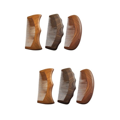 3pcs Anti le plus cher Statische Haar Kamm Tasche Kamm Bart Schnurrbart Kämme