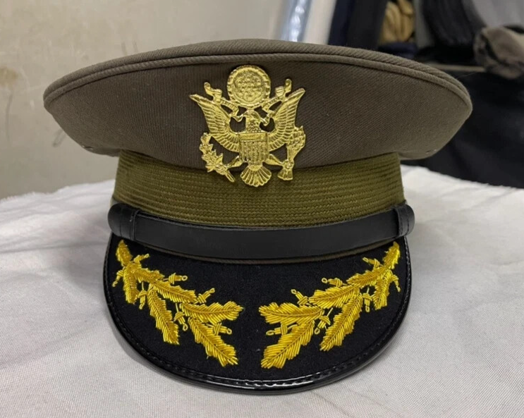 WW2 US American USAAF Army Military General Officers Crusher Visor