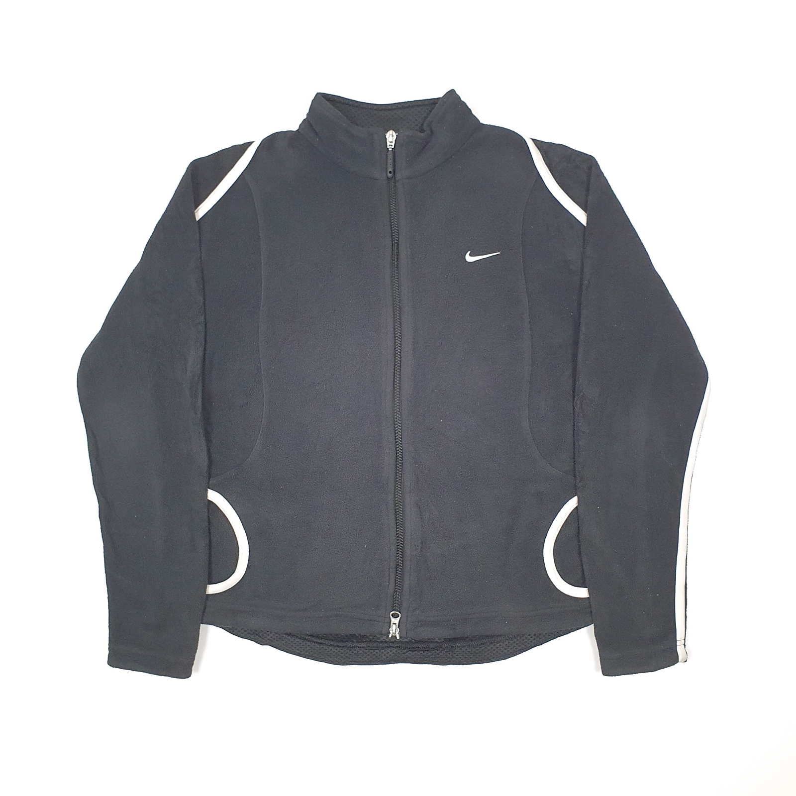 Womens NIKE Polyester Full Zip Fleece Jumper S
