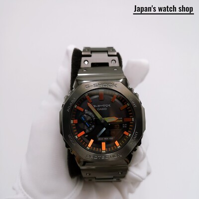 CASIO G-SHOCK GM-B2100BPC-1AJF Black Metal Rainbow Black Men's