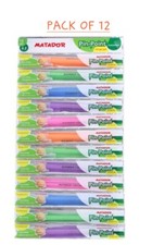 MATADOR PIN POINT GEL  black  INK  12 PENS 