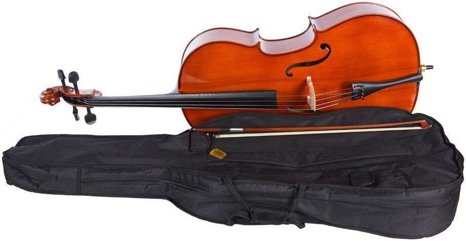 UK Cello 1/4 M-tunes No.100 wood - for learners Nieuwe hoogwaardige baan