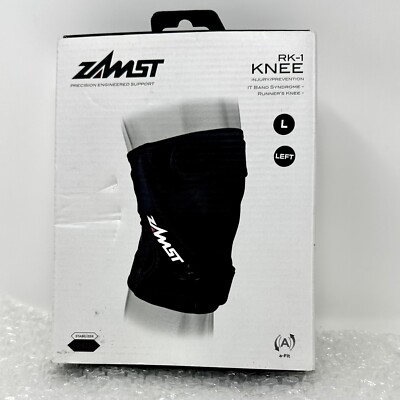 NEW ZAMST RK-1 running knee supporter LEFT Brace Lg L foot  (SIZE LARGE) Japan