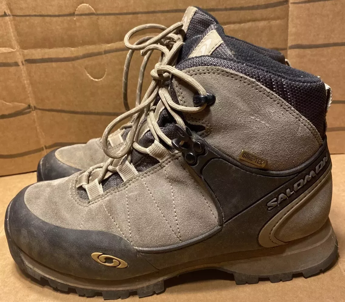 Salomon Gore Tex Ankle Boots Womens Size 6.5 Multicolor Hiking Boots