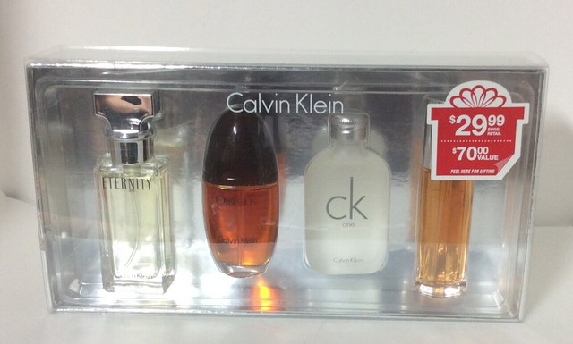 Calvin Klein 4Pc Mini Gift Set For Women Escape Ck One Eternity Obsession For Sale Online | Ebay
