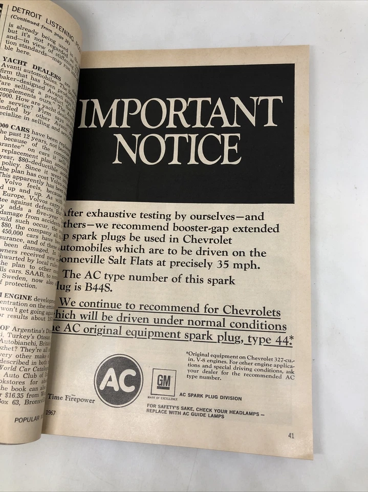 Popular Mechanics Magazine July 1967 Foto 2 de 4