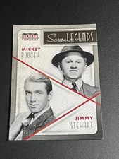 2015 Panini Americana Screen Legends Mickey Rooney/Jimmy Stewart #5