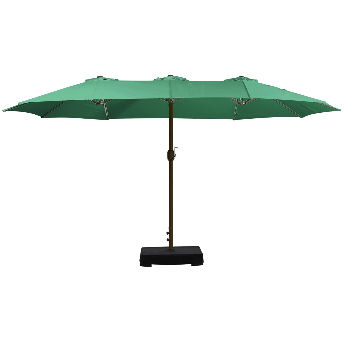 ebay opalhouse patio umbrella 11' Octagon Beige Canopy 10ft × 10ft canopy provides generous shade ideal for poolside lounging Green Garden & Patio Umbrellas