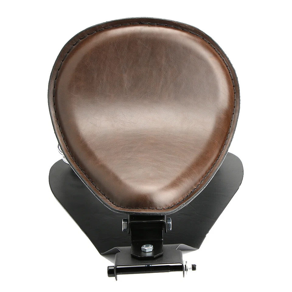 摩托车 弹簧 单座 座鞍 带底座 适用于 Harley Softail Bobber Chopper — 第 3/4 张图片