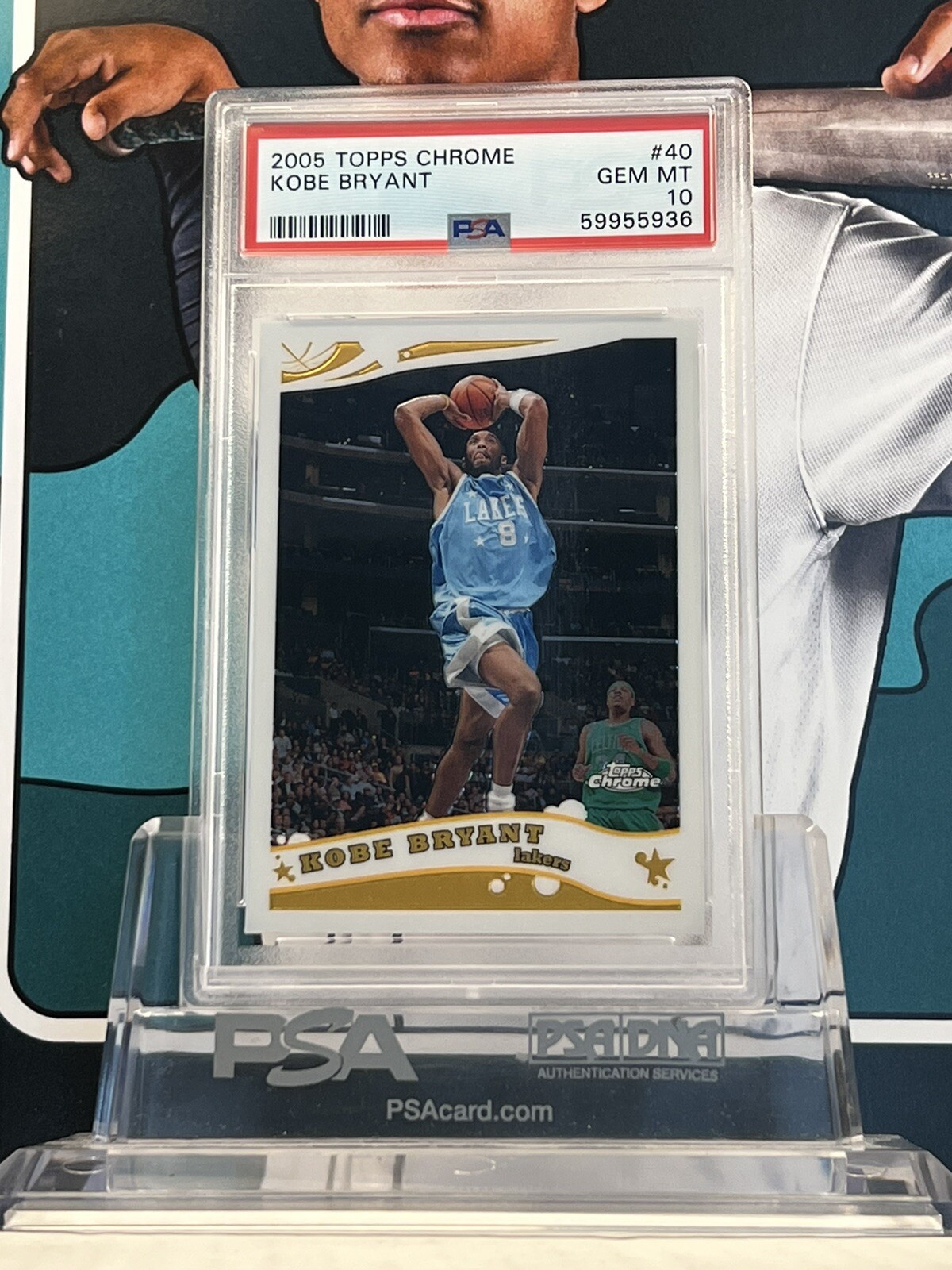 2005 Topps Chrome Kobe Bryant #40 PSA 10