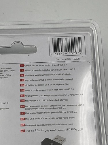 Trust Robson Mini Card Reader 15298 Memory Stick, SD, MMC - Picture 6 of 8