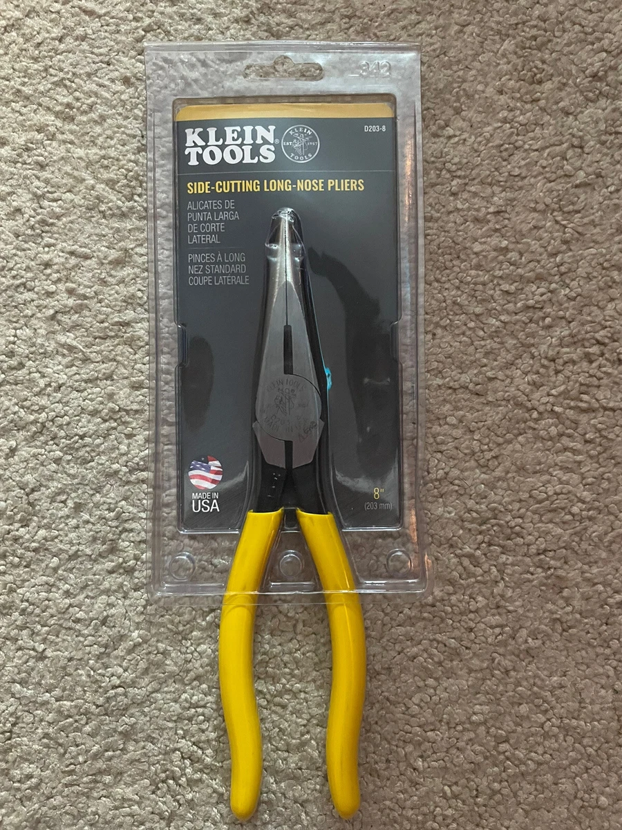 Klein Tools D203-8N Heavy-Duty Long Nose Pliers