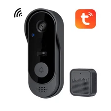 Smart Wireless WiFi Doorbell Intercom Video Camera Door Ring Bell Chime Security
