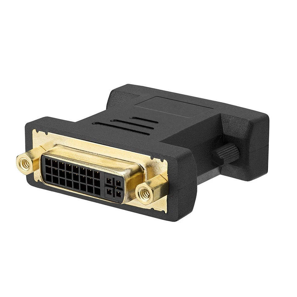 2 x DVI to VGA Adapter Dual Link DVI-A DVI-I to VGA Converter Monitor Adapter - Image 2 of 4