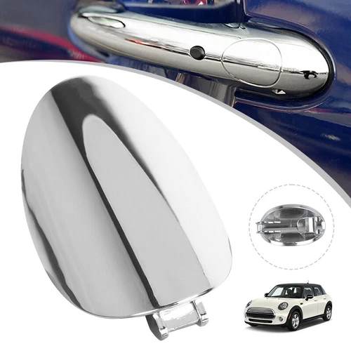 For BMW Mini Cooper F55 F56 2013-2019 Door Handle Lock Key Hole Trim Cap Chrome - Picture 18 of 23