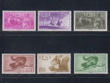 IFNI - SPAIN - ESPAÑA - YEAR 1955 COMPLETE YEAR SET WITH ALL THE STAMPS MNH