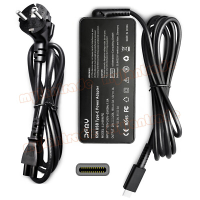 20V 3.25A 65W USB-C AC Adapter Type-C Netzteil Ladegerät für Lenovo ThinkPad