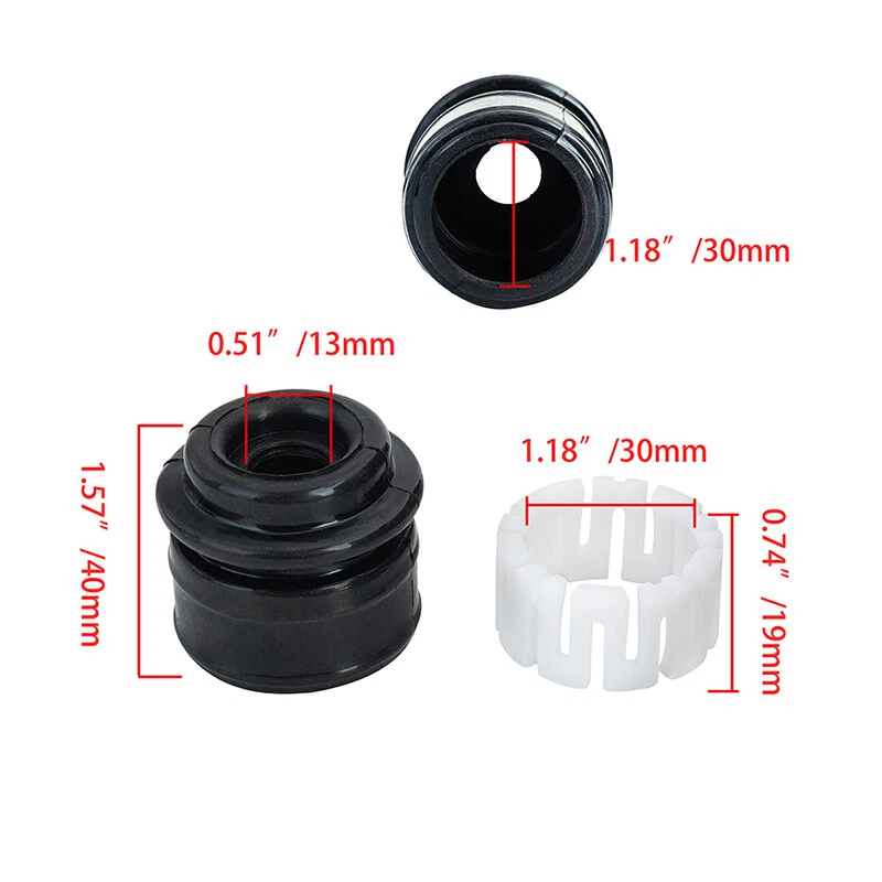 Kit de asiento de bola y sello antipolvo apto para Honda Civic 1988-2000 palanca de cambios M/T Foto 2 de 4