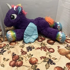 2017 Kipp Brothers Magical Unicorn Pony Rainbow with Star on Wings & Hoofs Plush