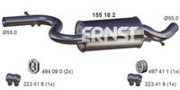 Ernst 155182 MittelschalldäMpfer FüR VW