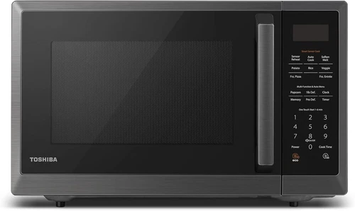 TOSHIBA ML2-EM12EA(BS) Smart 1.2 Cu Ft Countertop Microwave Oven Stylish Design