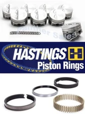 Speed Pro Chevy 350 Hypereutectic Coated Flat Top 2VR Pistons Moly Rings 060"