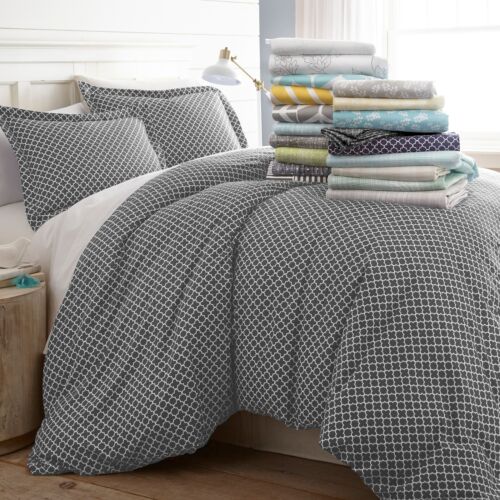 Hotel Luxury 3PC Patterned Duvet Cover Sets - 8 Designs by Kaycie Gray Fashion - Picture 1 of 20