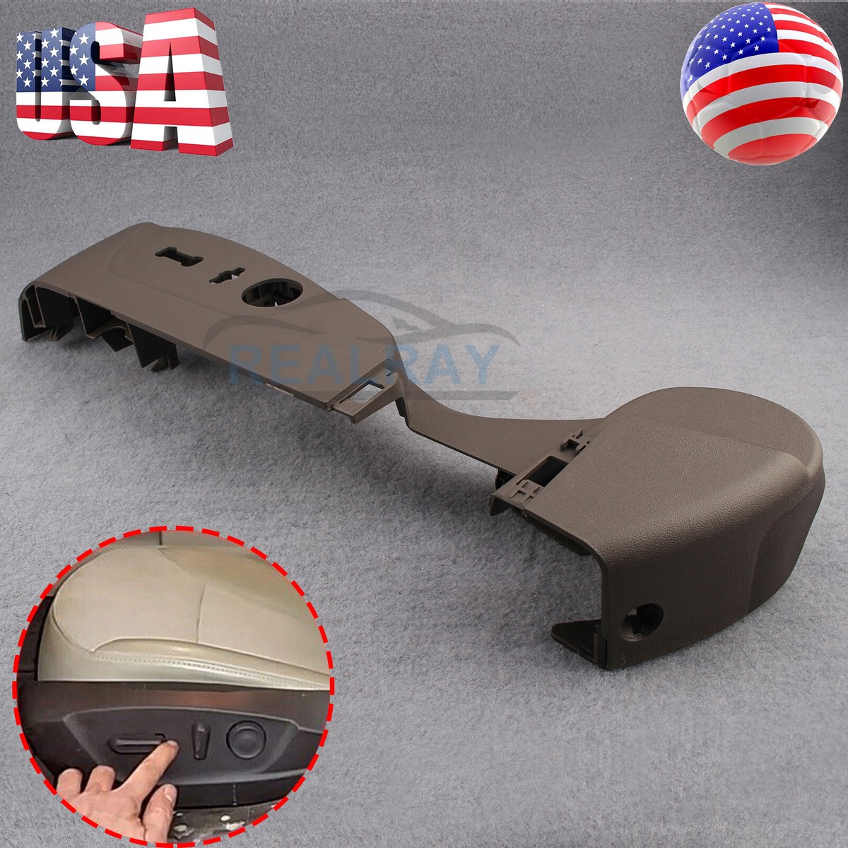 Malibu Seat Switch Panel For 2013-2016 Chevy Malibu Driver's Left Power  Seat Switch Panel Bezel Trim - Black Replacement By I AM Auto Parts OEM  22753131 Bezel 2013-2016 Malibu 運転席左シート電源スイッチ用シートパネルトリム COCOA/BROWN accessories