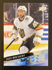 2020-21 UD Extended Series Jake Bischoff #713 Young Guns Vegas Golden Knights