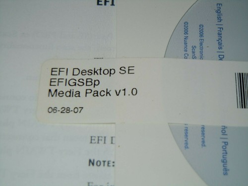 EFI Fiery Desktop SE EFIGSBp v.1.0 pn.45052565 Software + Doc. NEW, Unopened - Picture 3 of 4