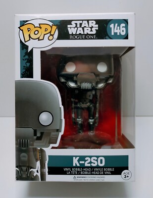 FunkoPop！146 K-2SO Funko Pop Star Wars Rogue One K-2SO Action Figure, Statues